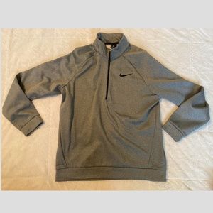 MENS NIKE QUARTER ZIP DRI FIT PULLOVER